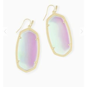 Kendra Scott Danielle Gold Dichroic Glass